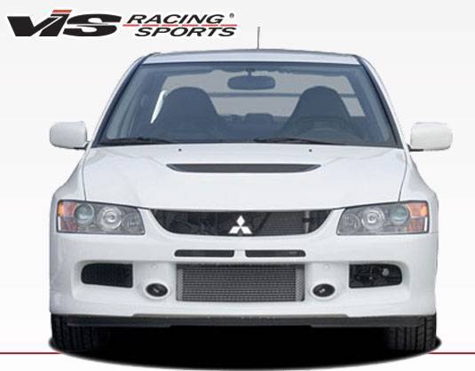 2003-2007 Mitsubishi EVO 8 EVO 9 4 doors MR Style FRP Primer Front Bumper-4