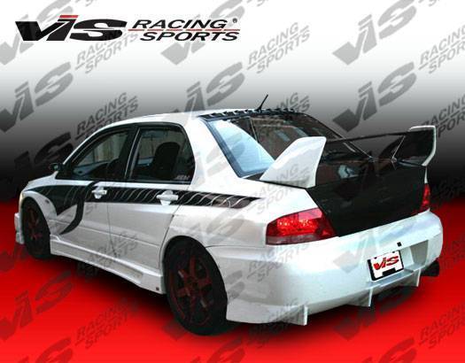 2003-2007 Mitsubishi EVO 8 EVO 9 4 doors OEM Style FRP Primer Spoiler-2