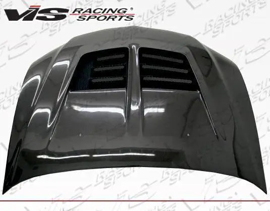 2003-2005 Mitsubishi EVO 8 4 doors VRS Style Carbon Fiber Black Hood-3