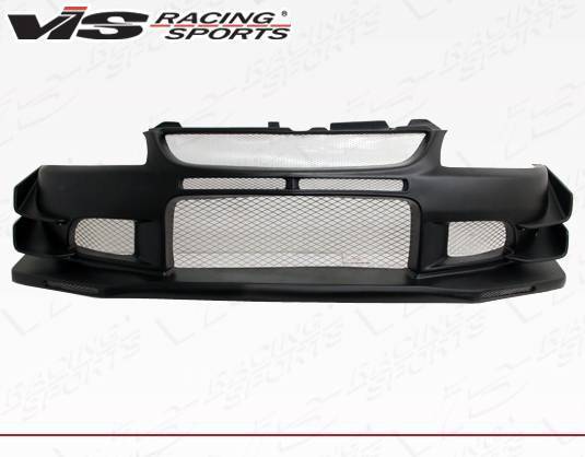 2003-2007 Mitsubishi EVO 8 EVO 9 4 doors VTX Style FRP Primer Front Bumper-3