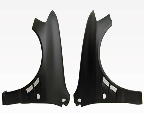2003-2007 Mitsubishi EVO 8 EVO 9 4 doors VTX Style FRP Primer Fenders-3
