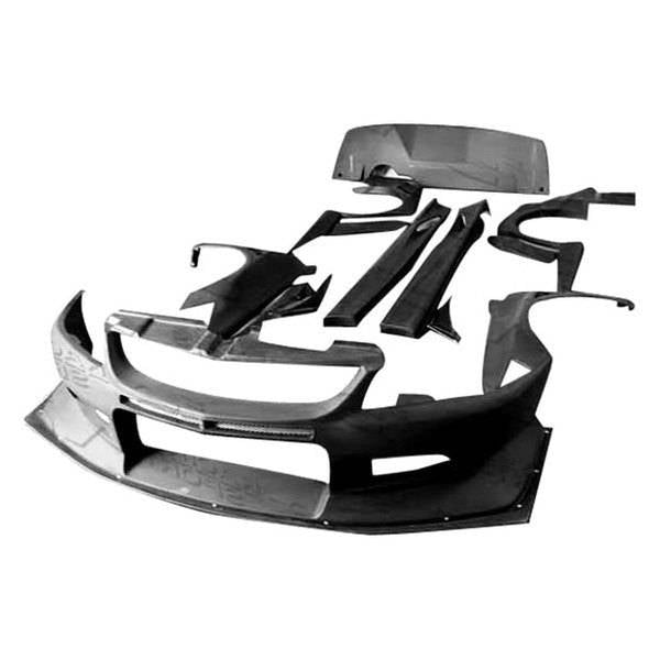 2003-2007 Mitsubishi EVO 8 EVO 9 4 doors VTX Style FRP Primer Full Kit-1