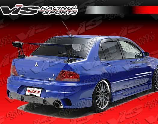 2003-2007 Mitsubishi EVO 8 EVO 9 4 doors WINGS Style FRP Primer Rear Bumper-1