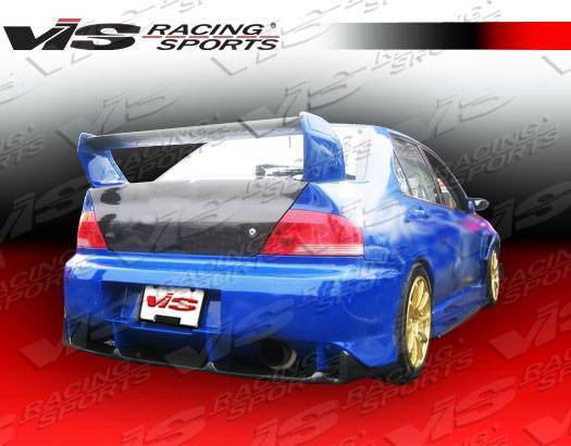 2003-2007 Mitsubishi EVO 8 4 doors Z-SPEED Style Carbon Fiber Black Rear Lip-1