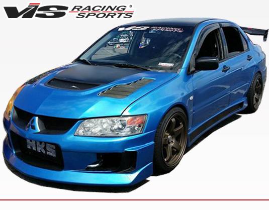 2003-2007 Mitsubishi EVO 8 EVO 9 4 doors Z-SPEED Style FRP Primer Full Kit-1