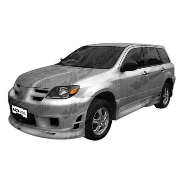 2003-2006 Mitsubishi Outlander K Speed Style FRP Primer Side Skirts-1