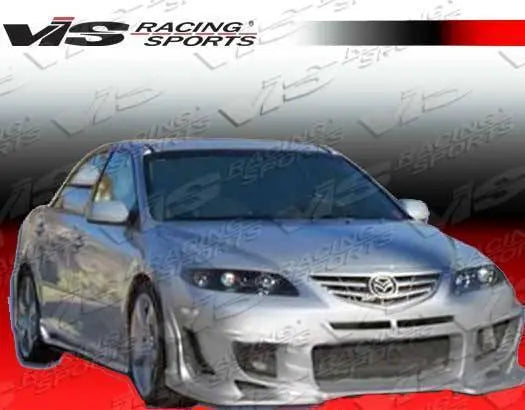 2003-2007 Mazda 6 4 doors BALLISTIX Style FRP Primer Side Skirts-1