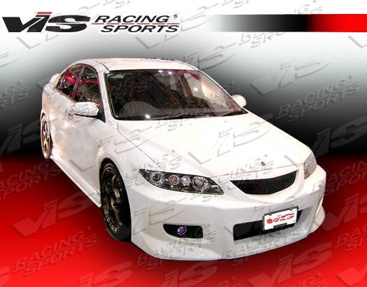 2003-2007 Mazda 6 4 doors MAGNUM Style FRP Primer Front Bumper-1