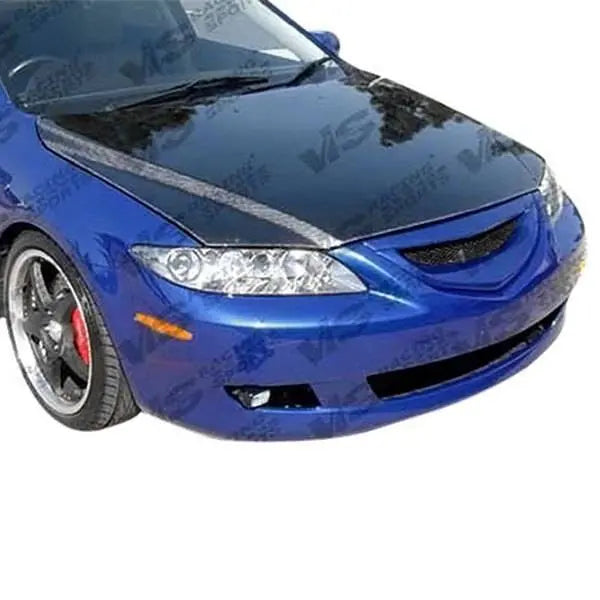 2003-2008 Mazda 6 4 doors OEM Style Carbon Fiber Black Hood-1