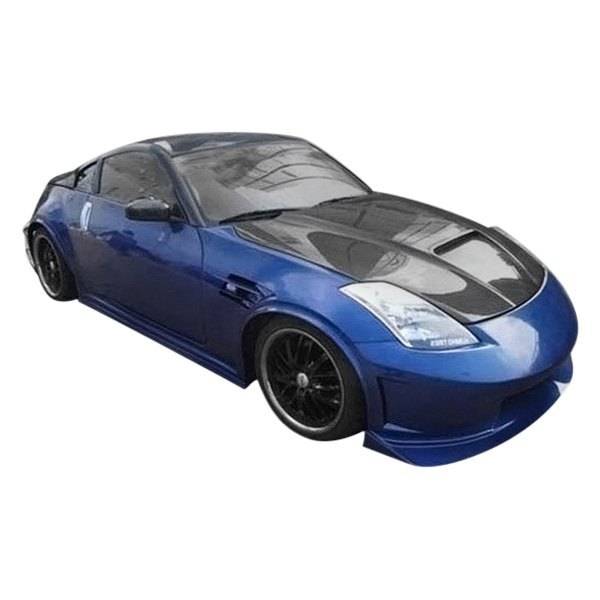 2003-2008 Nissan 350Z 2 doors Astek Style FRP Primer Full Kit-1