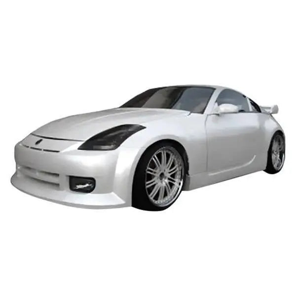 2003-2008 Nissan 350Z 2 doors FALCON Style FRP Primer Side Skirts-1