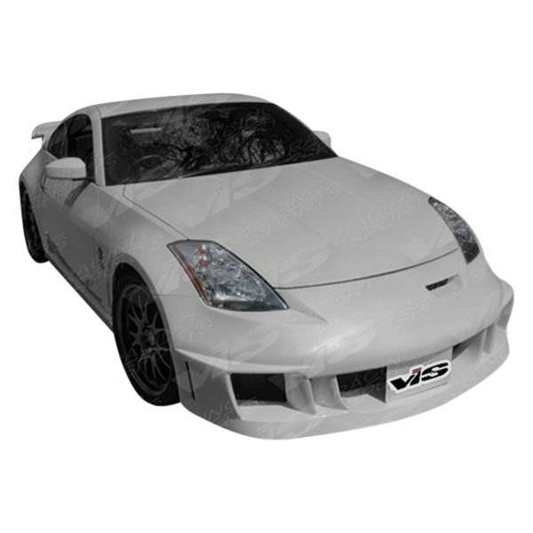 2003-2008 Nissan 350Z 2 doors FUZION Style FRP Primer Full Kit-3