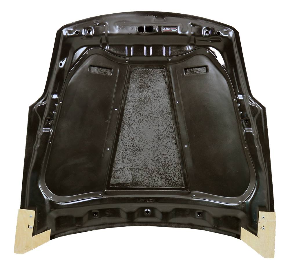 2003-2006 Nissan 350Z 2 doors FVS Style Carbon Fiber Black Hood-4