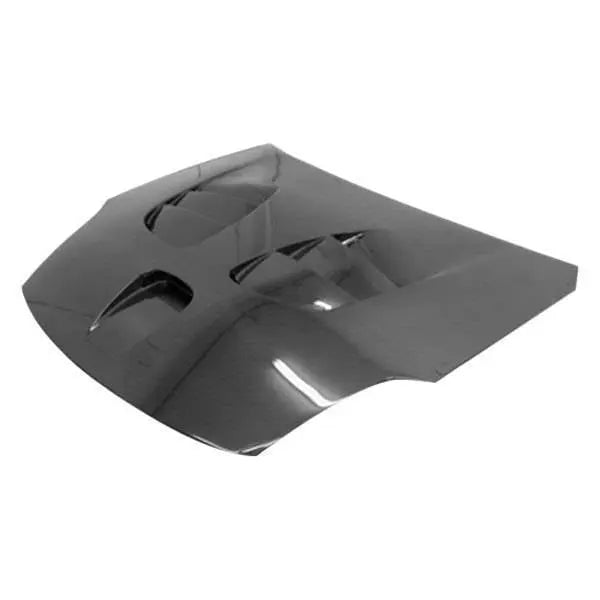 2003-2006 Nissan 350Z 2 doors FUZION Style Carbon Fiber Black Hood-1