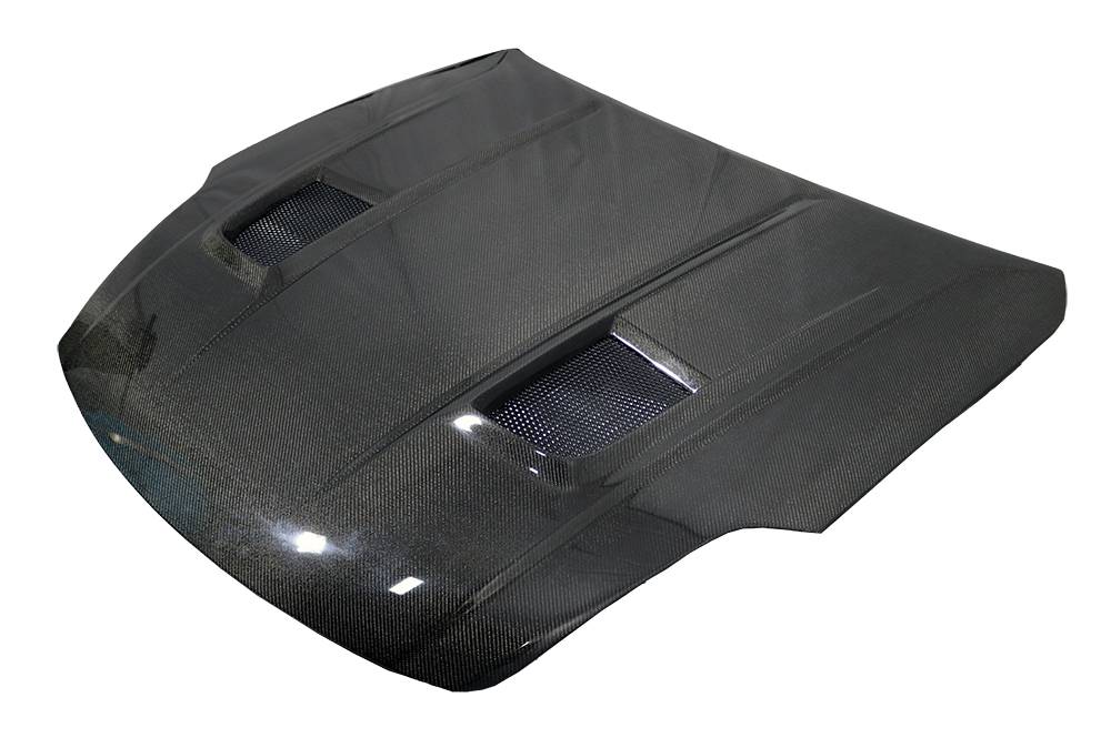 2003-2006 Nissan 350Z 2 doors HMV Style Carbon Fiber Black Hood-1