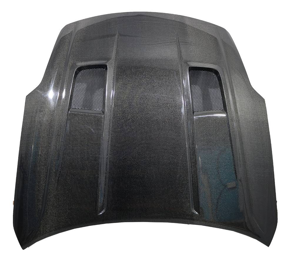 2003-2006 Nissan 350Z 2 doors HMV Style Carbon Fiber Black Hood-2