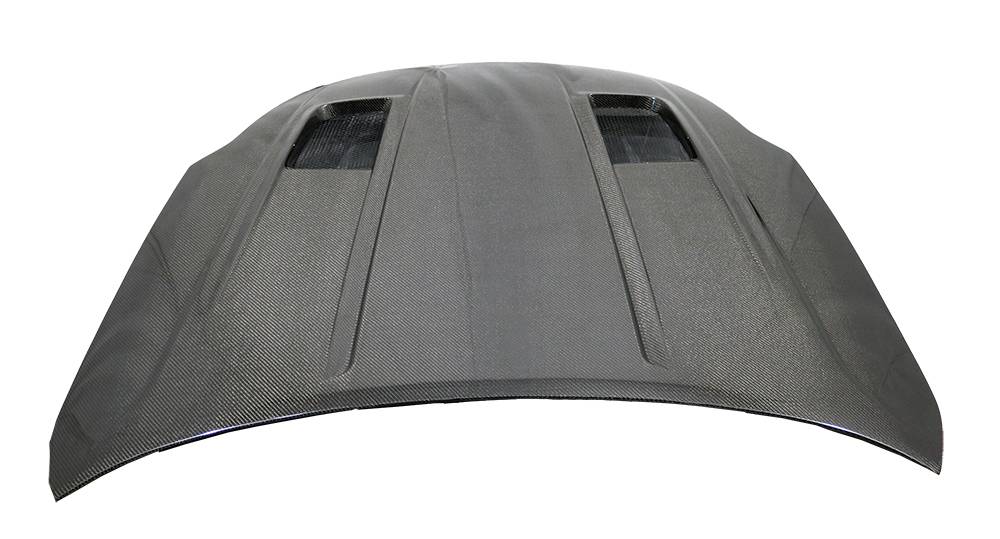 2003-2006 Nissan 350Z 2 doors HMV Style Carbon Fiber Black Hood-3
