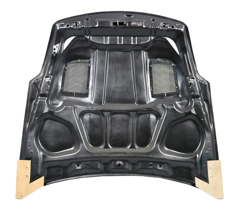 2003-2006 Nissan 350Z 2 doors HMV Style Carbon Fiber Black Hood-4