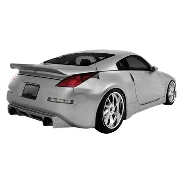 2003-2008 Nissan 350Z 2 doors INVADER 2 Style FRP Primer Side Skirts-1