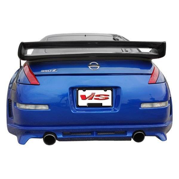 2003-2008 Nissan 350Z 2 doors Invader 3 Style FRP Primer Rear Bumper-1