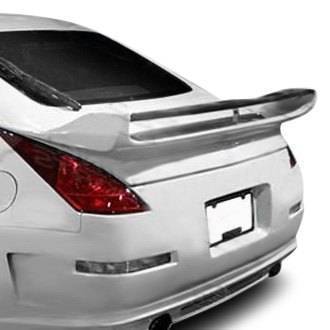 2003-2008 Nissan 350Z 2 doors Invader 3 Style FRP Primer Spoiler-2