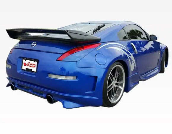 2003-2008 Nissan 350Z 2 doors Invader 3 Style FRP Primer Side Skirts-2