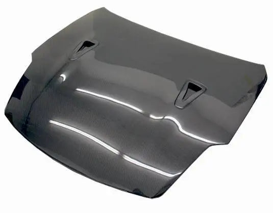 2003-2006 Nissan 350Z 2 doors R35 Style Carbon Fiber Black Hood-2