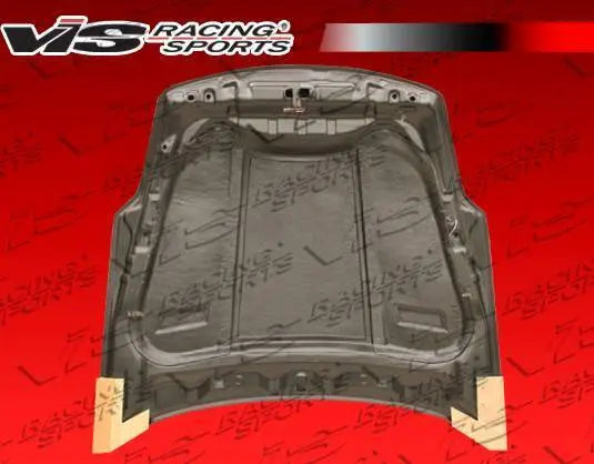 2003-2006 Nissan 350Z 2 doors R35 Style Carbon Fiber Black Hood-3