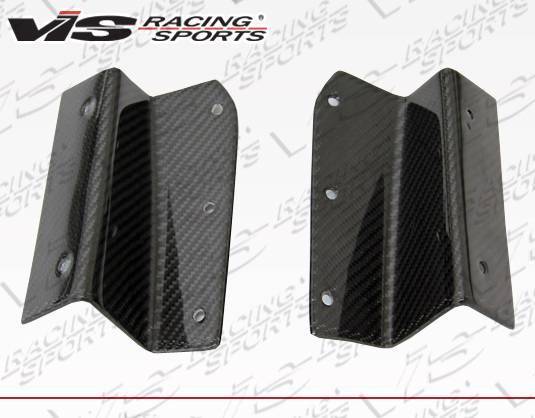 2003-2008 Nissan 350Z 2 doors Carbon Fiber Black Diffuser-6