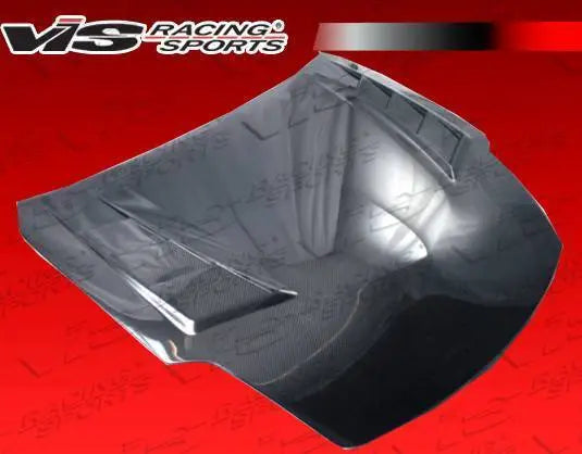 2003-2006 Nissan 350Z 2 doors TERMINATOR GT Style Carbon Fiber Black Hood-2