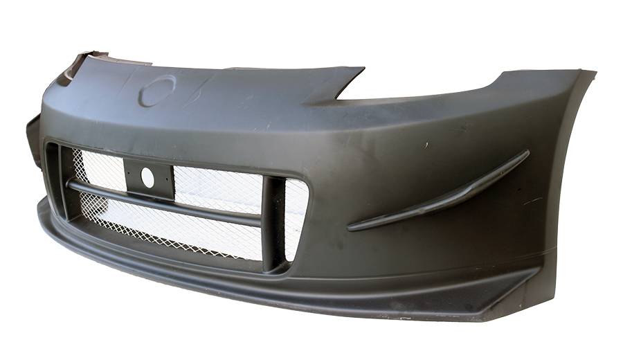 2003-2008 Nissan 350Z 2 doors TECHNO R 2 Style FRP Primer Front Bumper-1