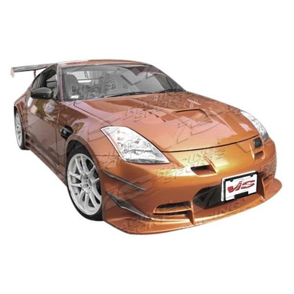 2003-2008 Nissan 350Z 2 doors Tracer FX Style FRP Primer Full Kit-1