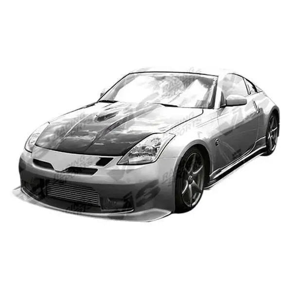 2003-2008 Nissan 350Z 2 doors TRACER GT Style FRP Primer Side Skirts-1