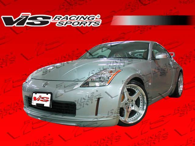 2003-2005 Nissan 350Z 2 doors VIP Style FRP Primer Front Lip-3