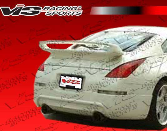 2003-2008 Nissan 350Z 2 doors VIP Style FRP Primer Rear Lip-3