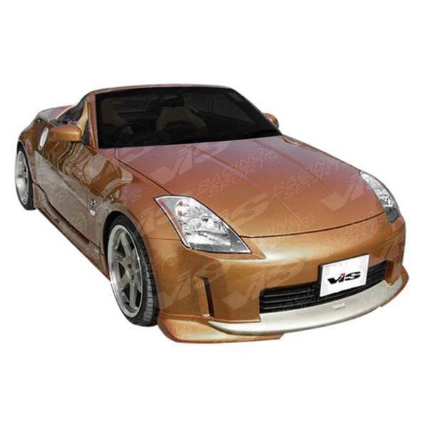 2003-2005 Nissan 350Z 2 doors V Spec Style FRP Primer Front Lip-1