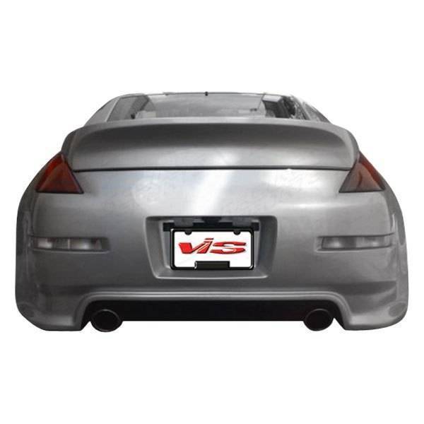 2003-2008 Nissan 350Z 2 doors WINGS Style FRP Primer Rear Bumper-1