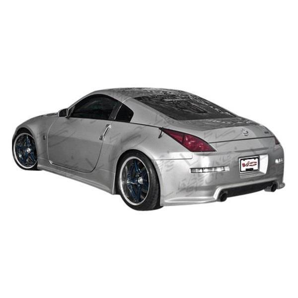 2003-2008 Nissan 350Z 2 doors WINGS Style FRP Primer Rear Bumper-2