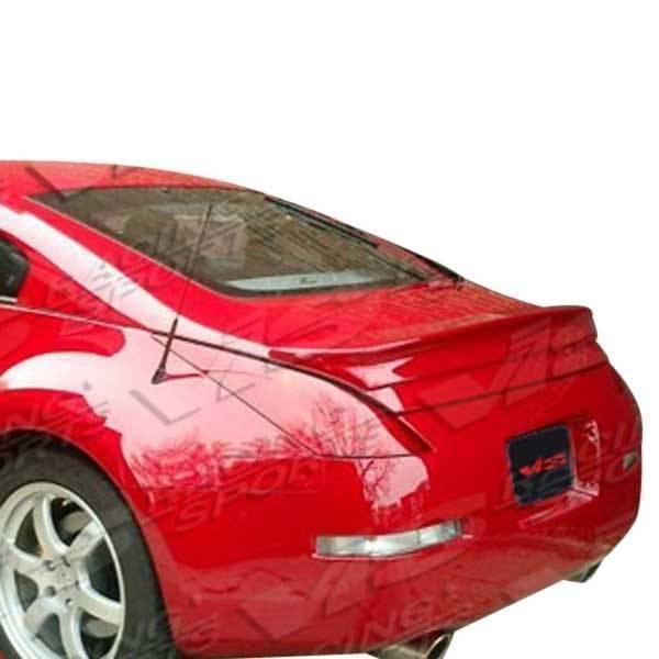 2003-2008 Nissan 350Z 2 doors WINGS Style FRP Primer Spoiler-1
