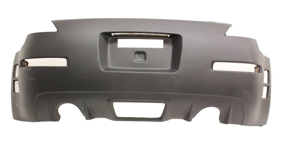 2003-2008 Nissan 350Z 2 doors Z Speed Style FRP Black Rear Bumper-1