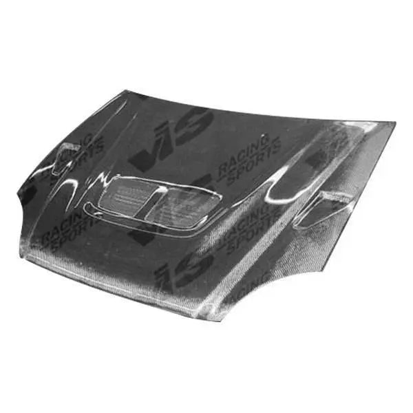 2003-2005 Pontiac SunFire 2 doors 4 doors EVO Style Carbon Fiber Black Hood-1