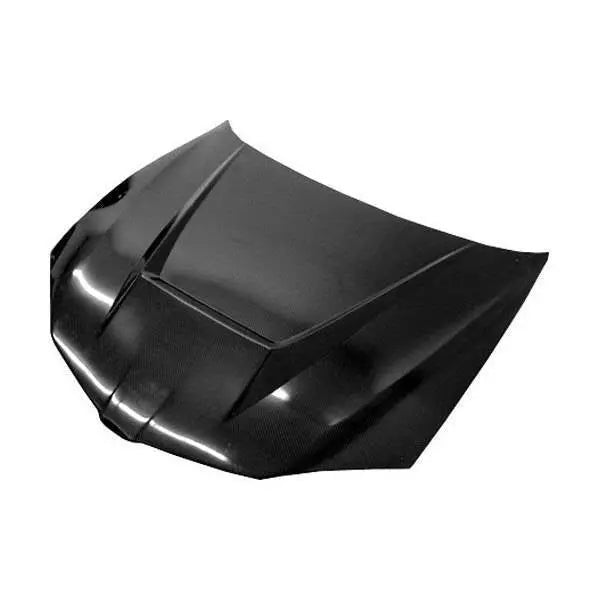 2003-2005 Pontiac SunFire 2 doors 4 doors INVADER Style Carbon Fiber Black Hood-1