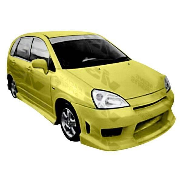 2003-2007 Suzuki Aerio STRIKER Style FRP Primer Front Bumper-1