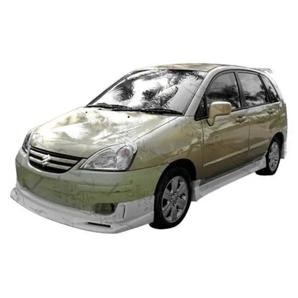 2003-2007 Suzuki Aerio WINGS Style FRP Primer Side Skirts-1