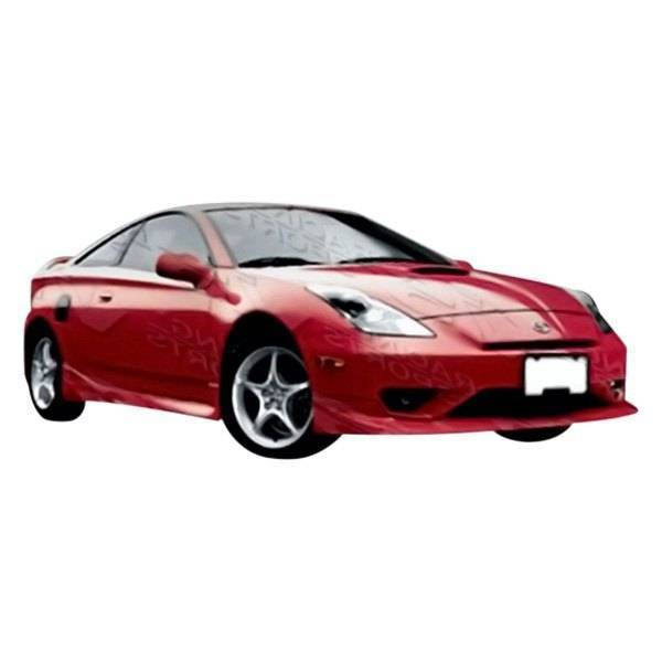 2003-2005 Toyota Celica 2 doors Techno R 1 Style FRP Primer Front Lip-1
