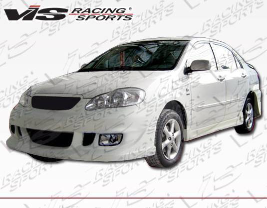 2003-2008 Toyota Corolla 4 doors ICON Style FRP Primer Front Bumper-2