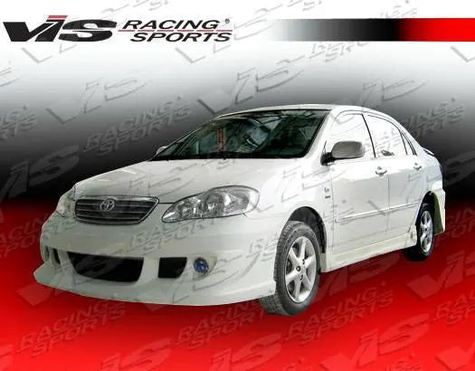 2003-2008 Toyota Corolla 4 doors ICON Style FRP Primer Side Skirts-1