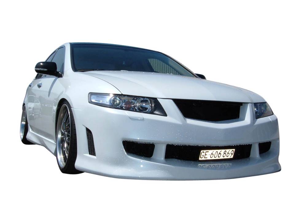 2004-2005 Acura TSX 4 doors TECHNO R Style FRP Primer Full Kit-1