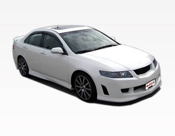 2004-2005 Acura TSX 4 doors TECHNO R 2 Style FRP Primer Full Kit-3