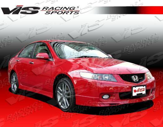 2004-2005 Acura TSX 4 doors TYPE-R Style FRP Primer Front Lip-1